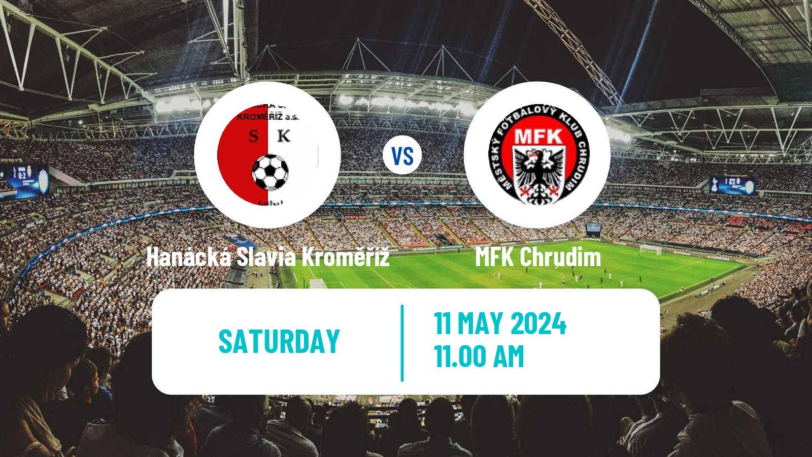 Soccer Czech Division 2 Hanácká Slavia Kroměříž - Chrudim