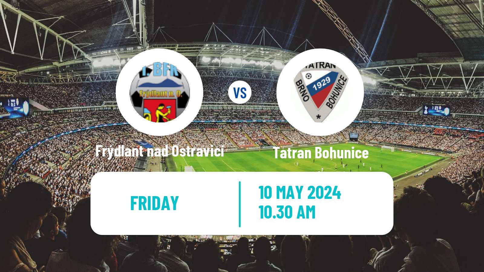 Soccer Czech MSFL Frýdlant nad Ostravicí - Tatran Bohunice