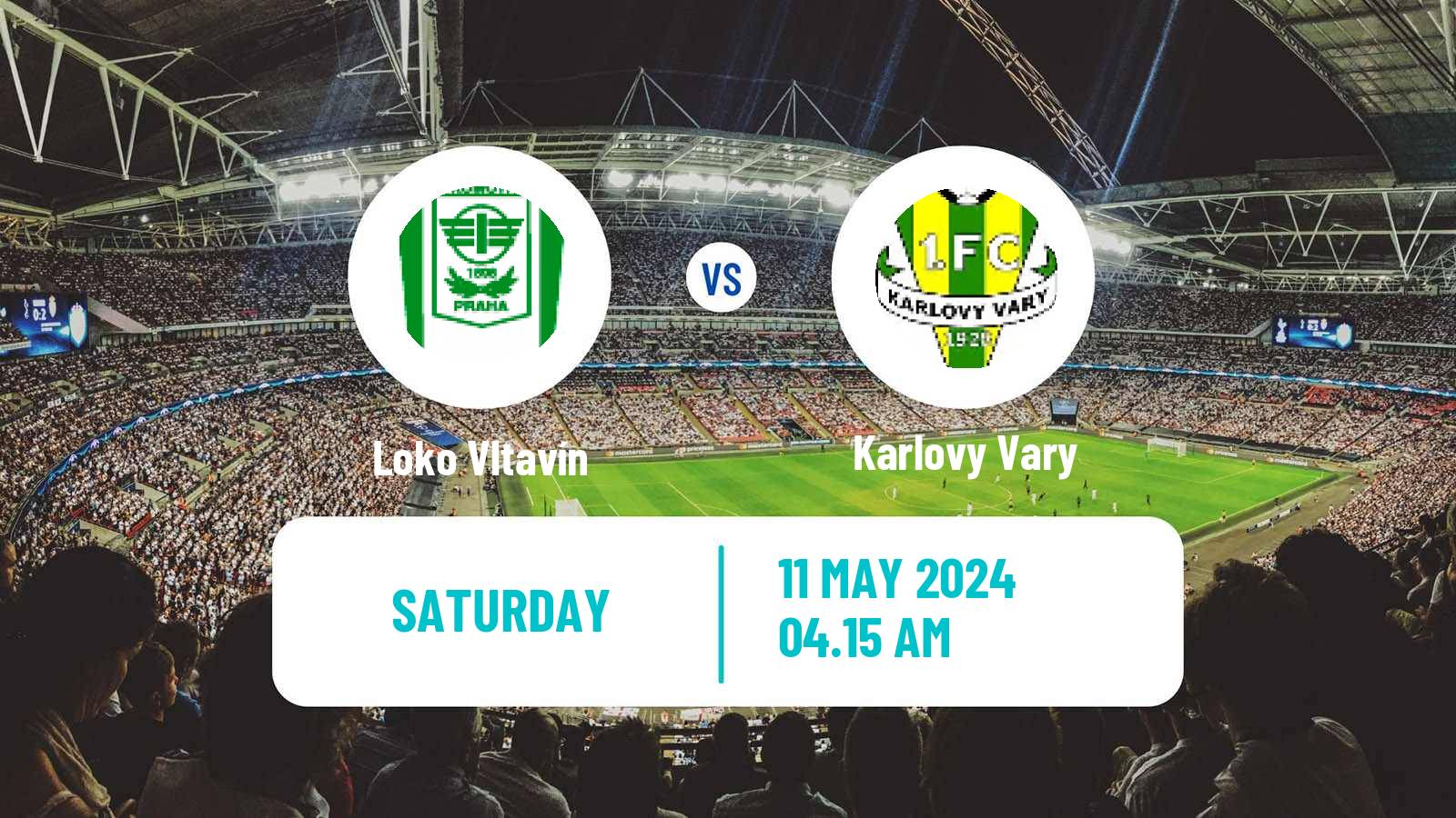 Soccer Czech CFL Group A Loko Vltavín - Slavia Karlovy Vary