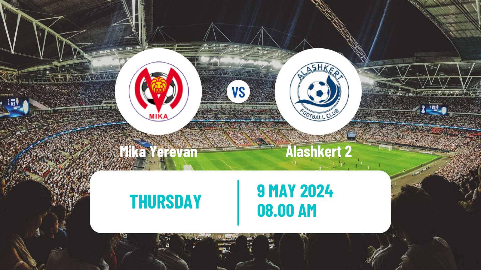 Soccer Armenian First League Mika Yerevan - Alashkert 2