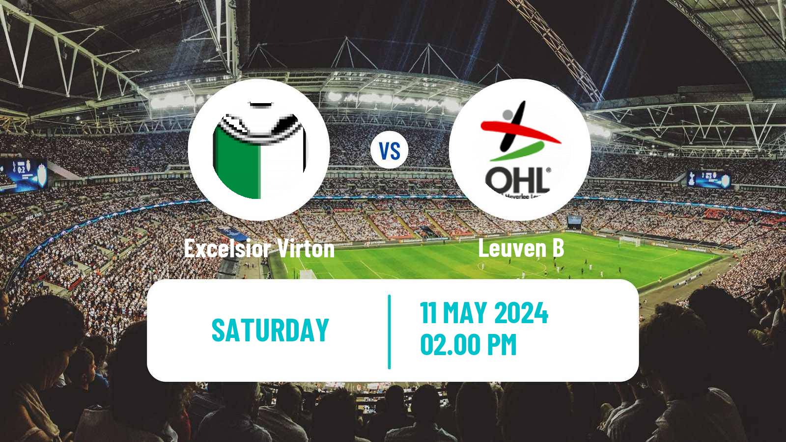 Soccer Belgian National Division 1 Excelsior Virton - Leuven B