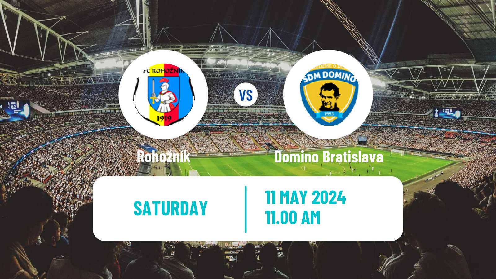 Soccer Slovak 4 Liga Bratislava Rohožník - Domino Bratislava