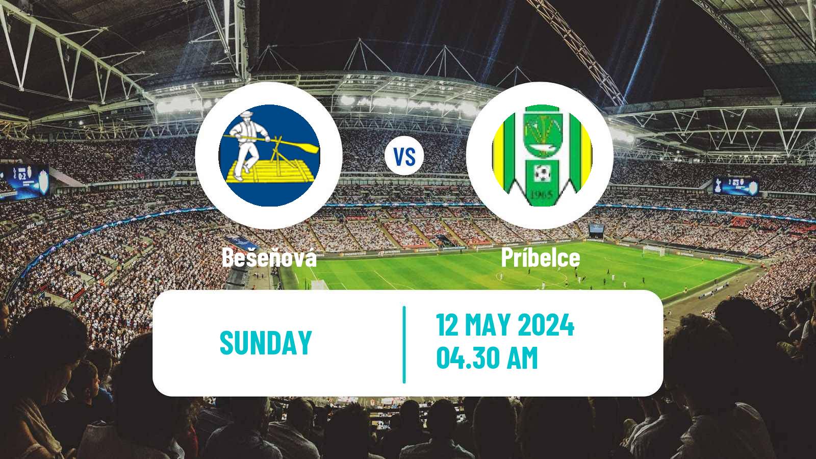 Soccer Slovak 4 Liga Central Bešeňová - Príbelce