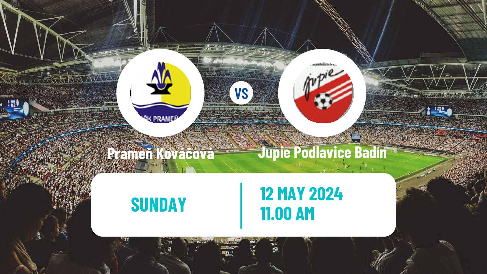 Soccer Slovak 4 Liga Central Prameň Kováčová - Jupie Podlavice Badín