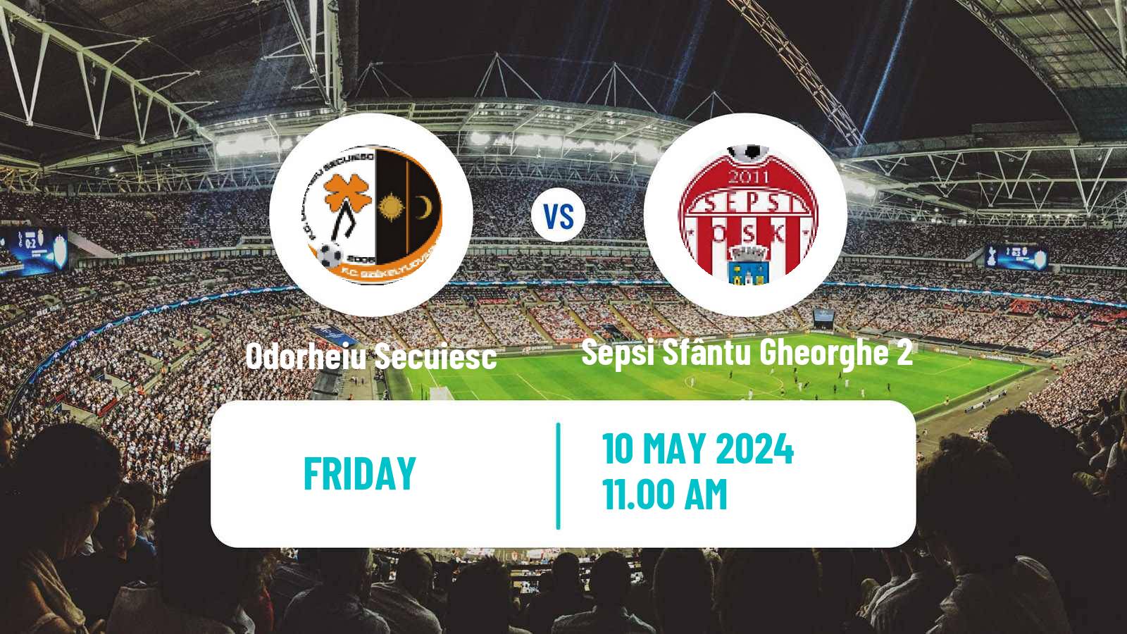 Soccer Romanian Liga 3 - Seria 5 Odorheiu Secuiesc - Sepsi Sfântu Gheorghe 2