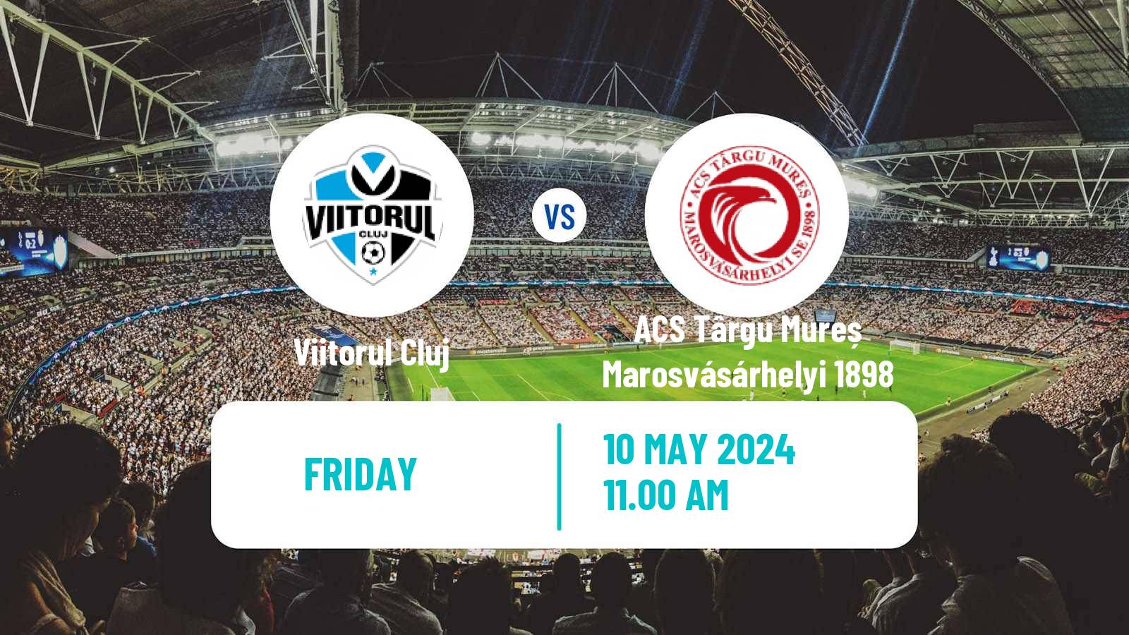 Soccer Romanian Liga 3 - Seria 9 Viitorul Cluj - ACS Târgu Mureș Marosvásárhelyi 1898