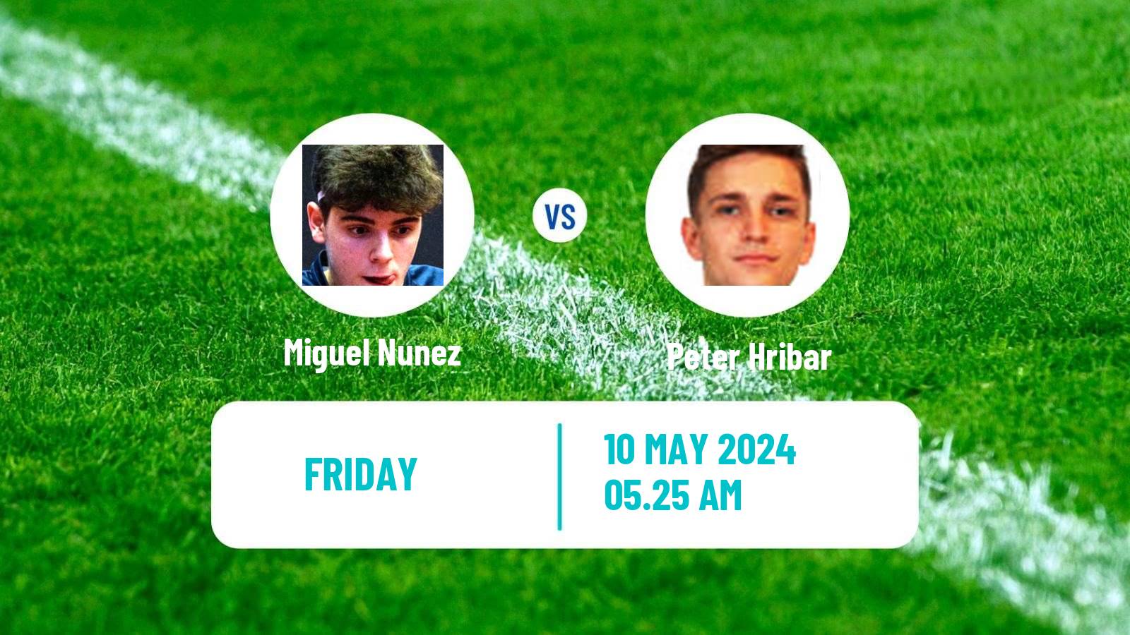 Table tennis Challenger Series Men Miguel Nunez - Peter Hribar