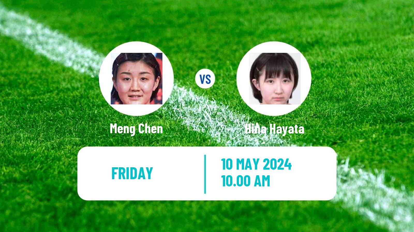 Table tennis Saudi Smash Women Meng Chen - Hina Hayata