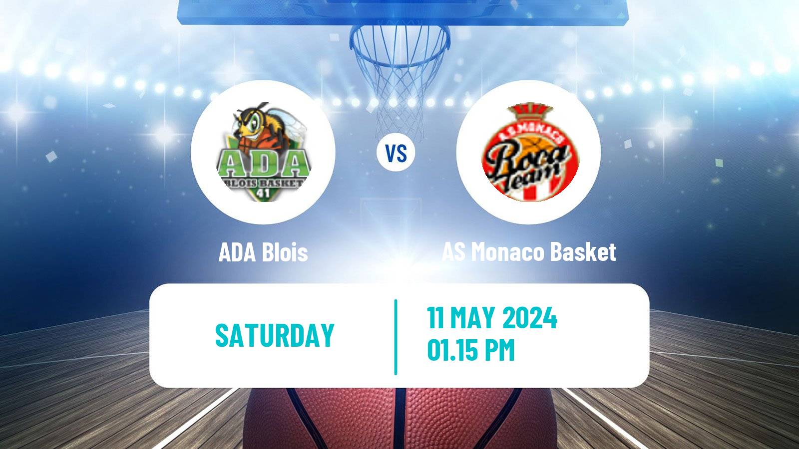 Basketball French LNB ADA Blois - AS Monaco Basket