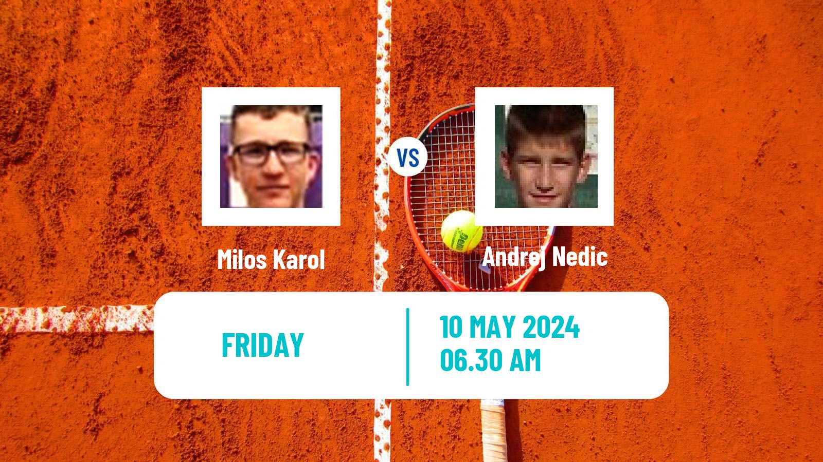 Tennis ITF M15 Doboj Men Milos Karol - Andrej Nedic
