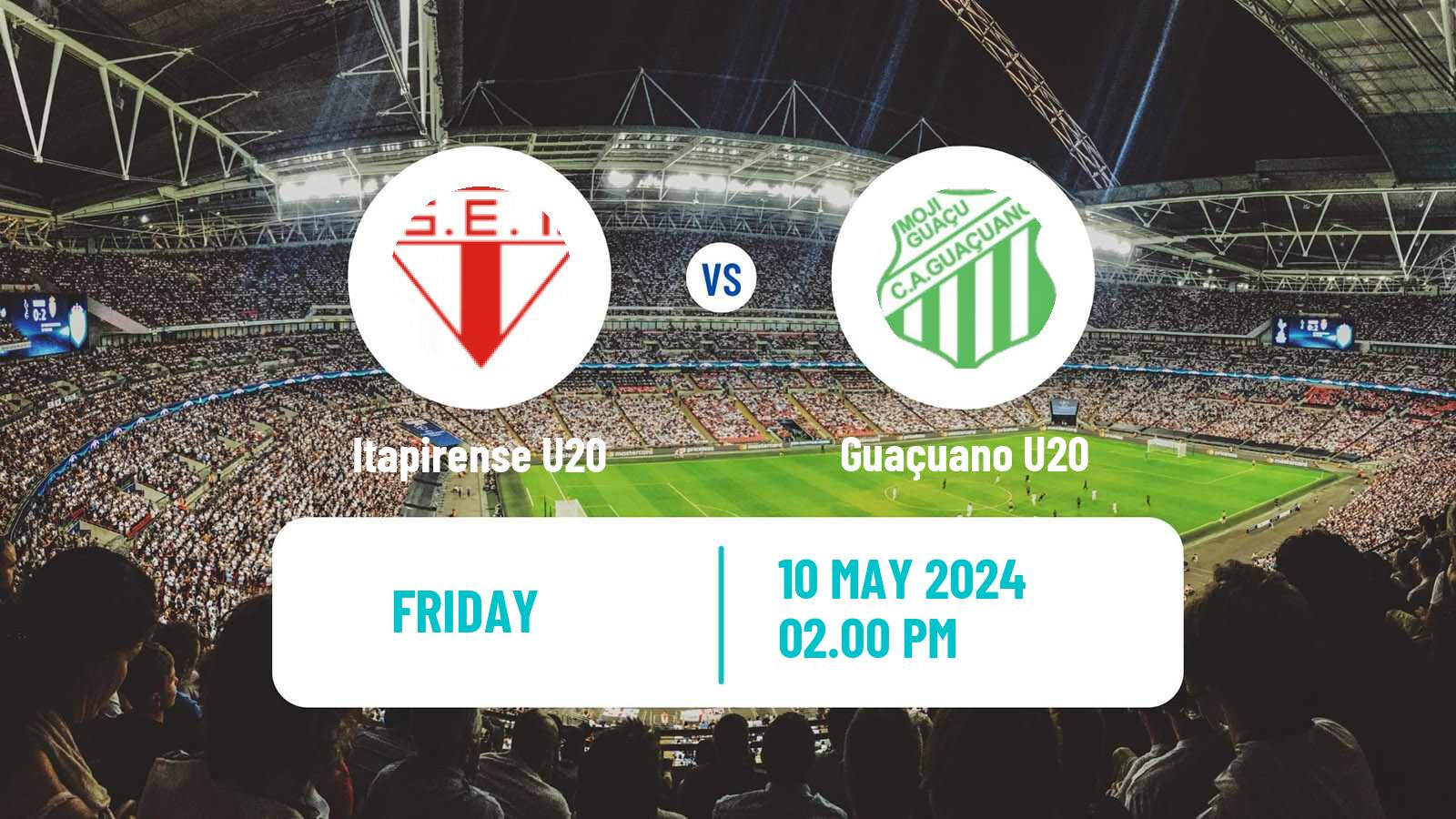 Soccer Brazilian Paulista U20 Itapirense U20 - Guaçuano U20