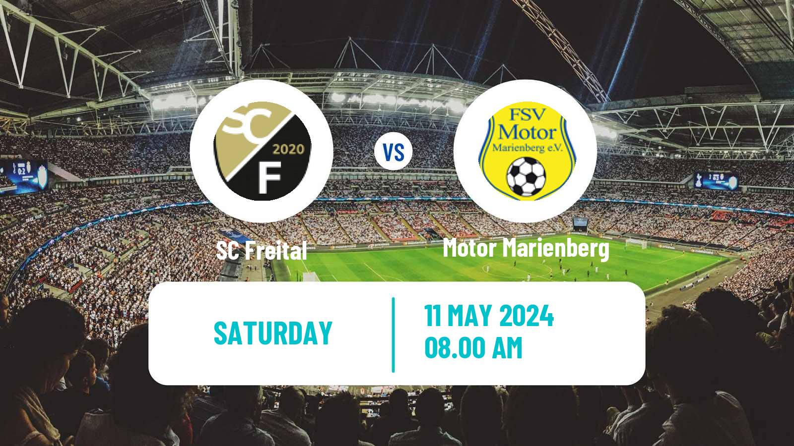 Soccer German Oberliga NOFV- Süd Freital - Motor Marienberg
