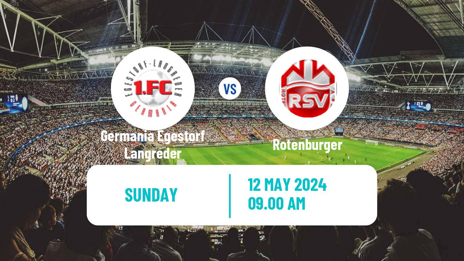 Soccer German Oberliga Niedersachsen Germania Egestorf Langreder - Rotenburger