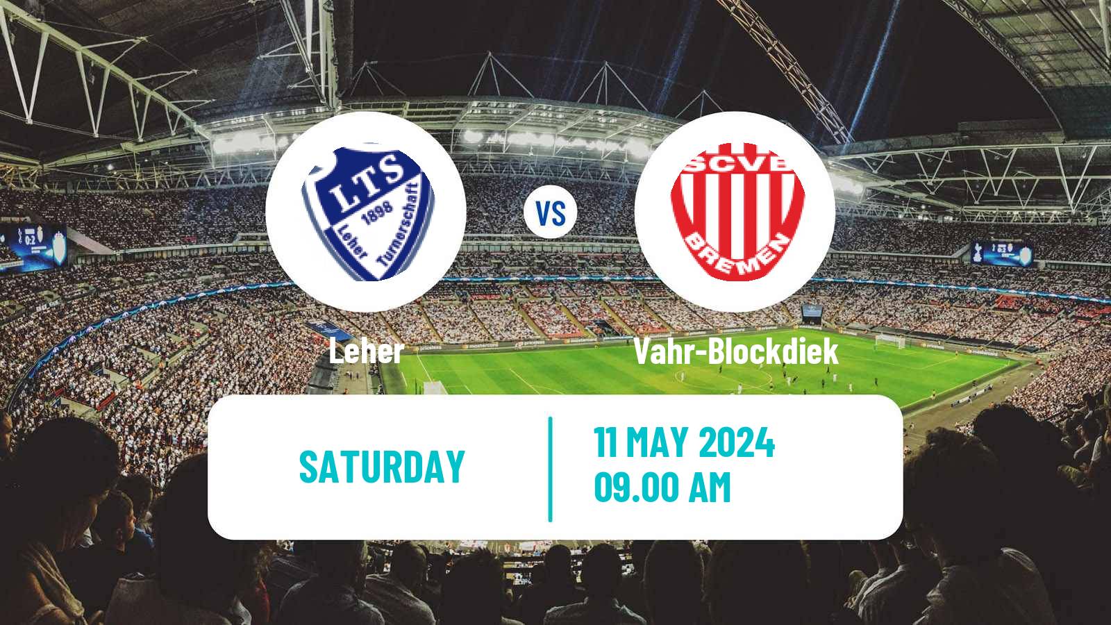 Soccer German Oberliga Bremen Leher - Vahr-Blockdiek