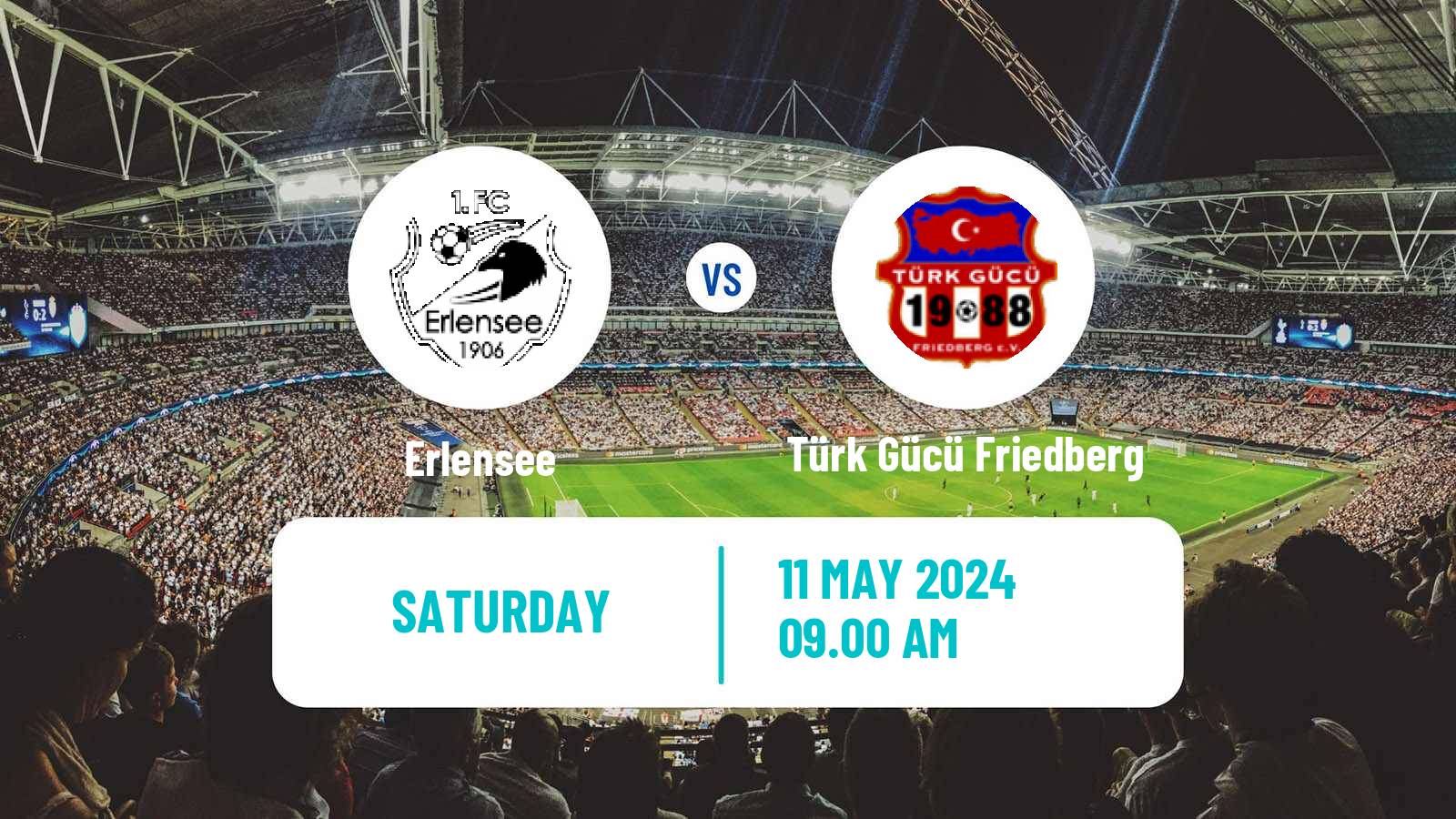 Soccer German Oberliga Hessen Erlensee - Türk Gücü Friedberg