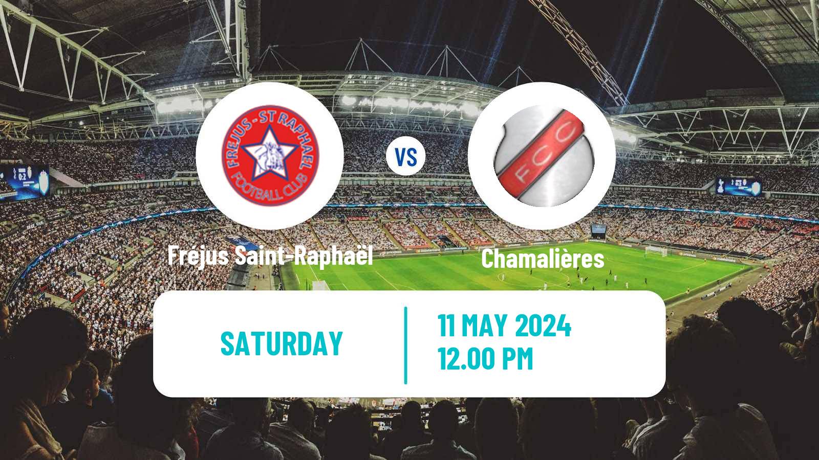 Soccer French National 2 - Group A Fréjus Saint-Raphaël - Chamalières