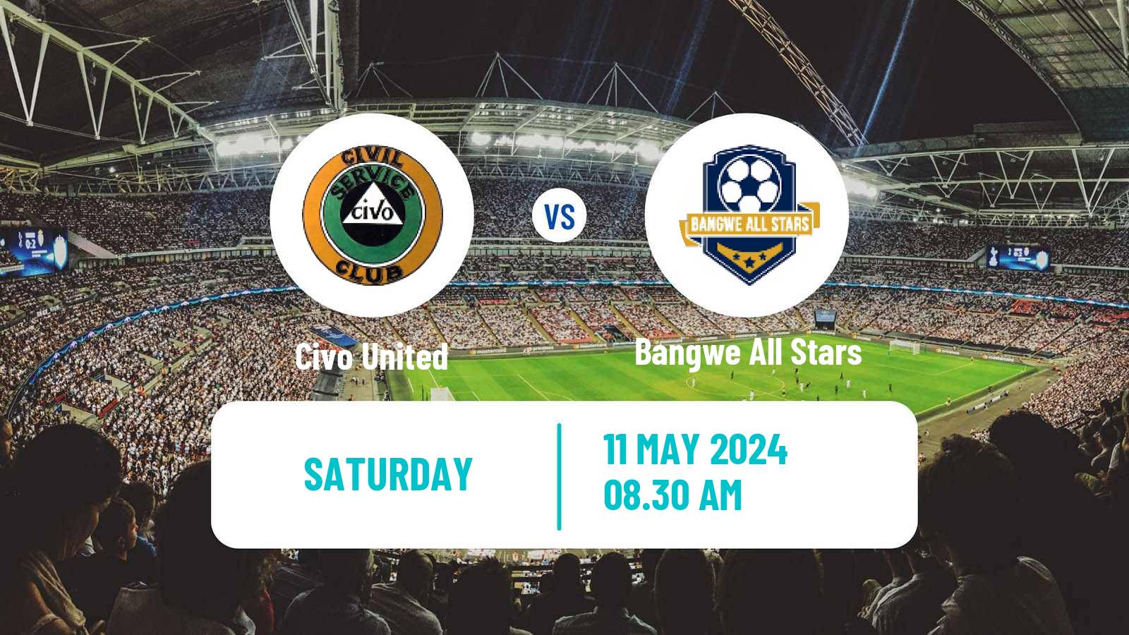 Soccer Malawi Premier Division Civo United - Bangwe All Stars