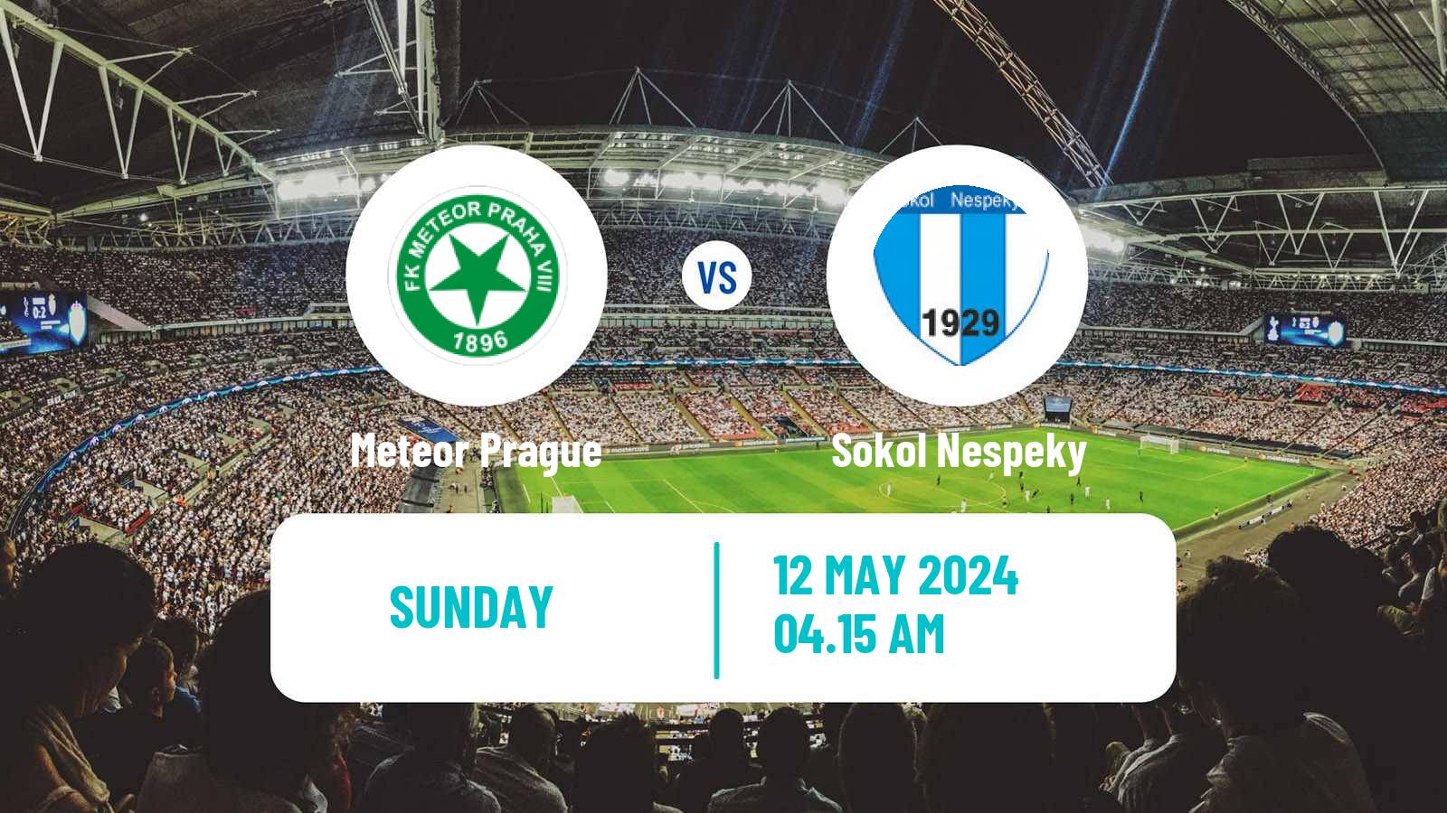 Soccer Czech Division B Meteor Prague - Sokol Nespeky