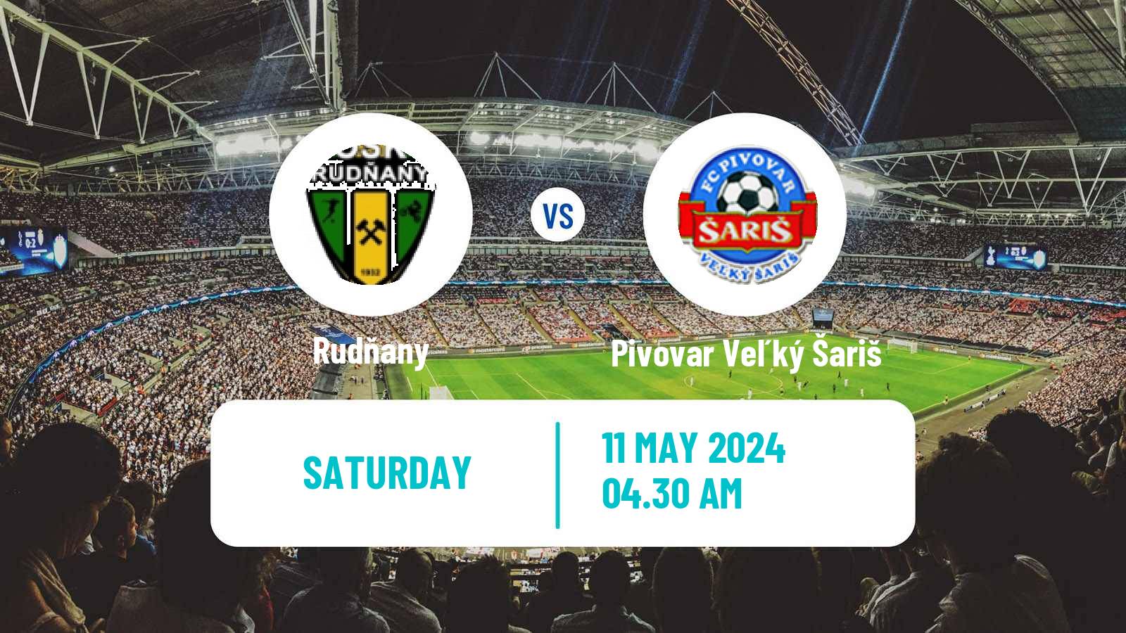 Soccer Slovak 4 Liga East Rudňany - Pivovar Veľký Šariš