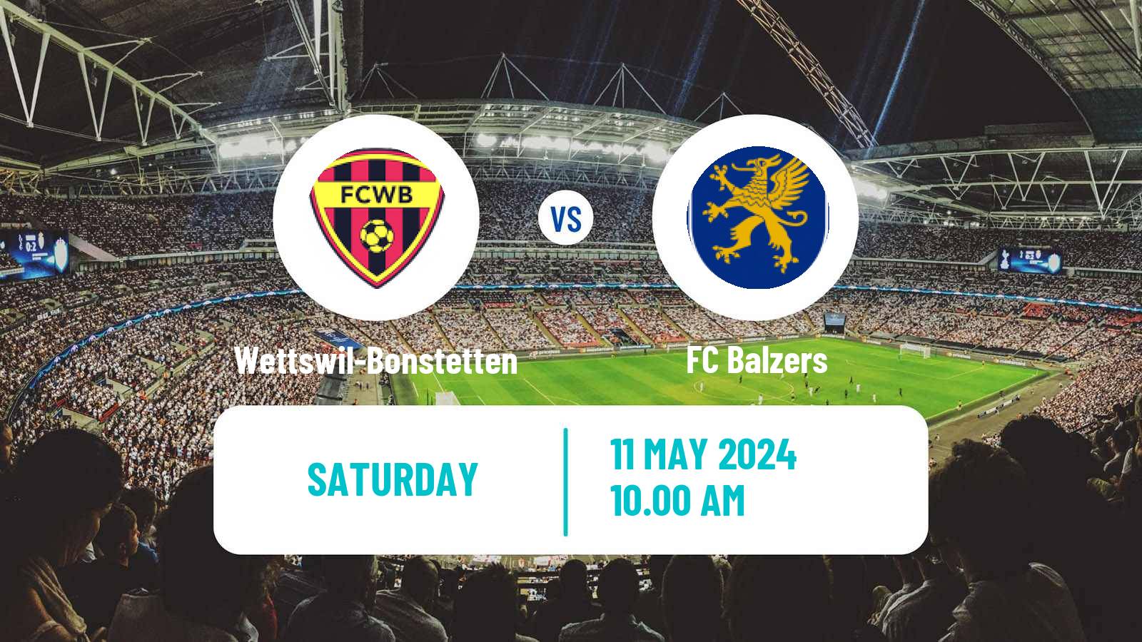Soccer Swiss 1 Liga Classic Group 3 Wettswil-Bonstetten - Balzers
