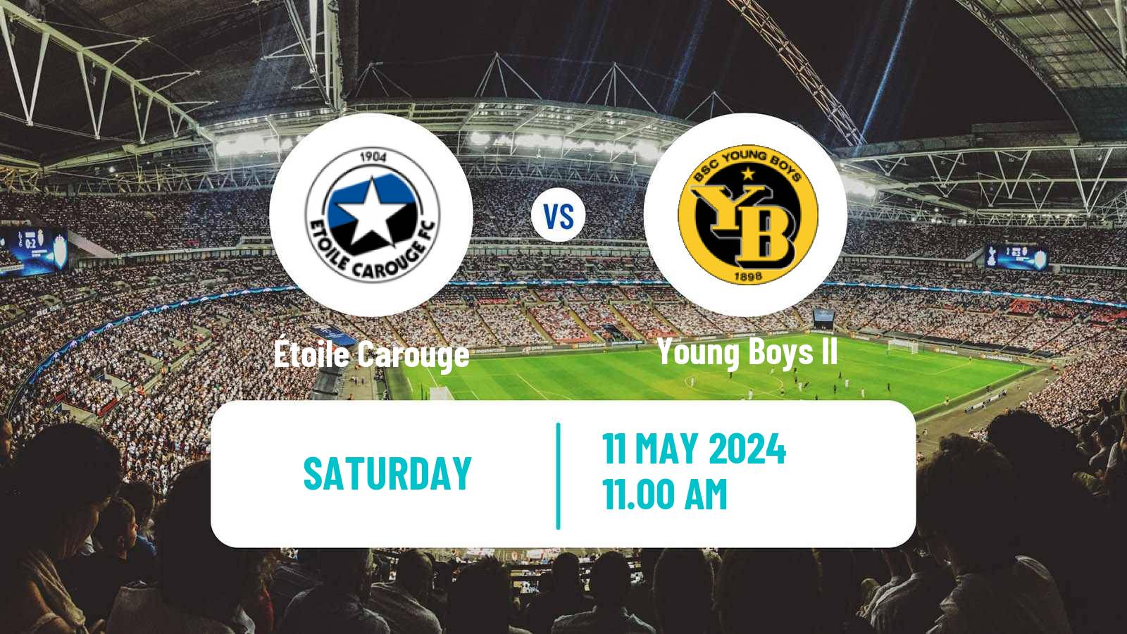 Soccer Swiss Promotion League Étoile Carouge - Young Boys II