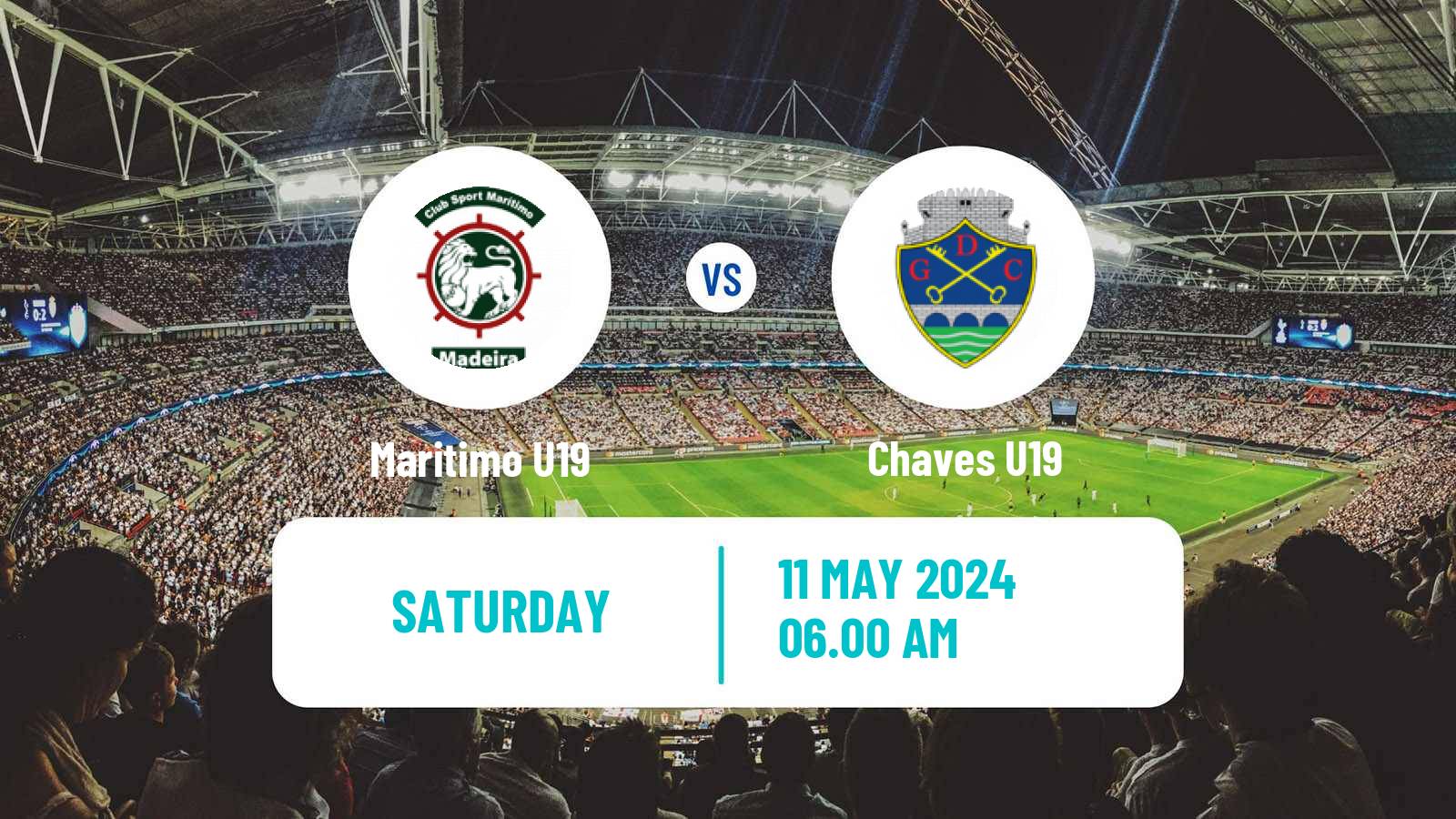 Soccer Portuguese Campeonato Nacional U19 Maritimo U19 - Chaves U19