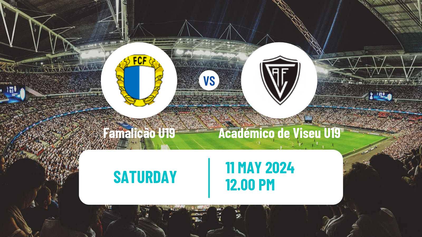 Soccer Portuguese Campeonato Nacional U19 Famalicão U19 - Académico de Viseu U19