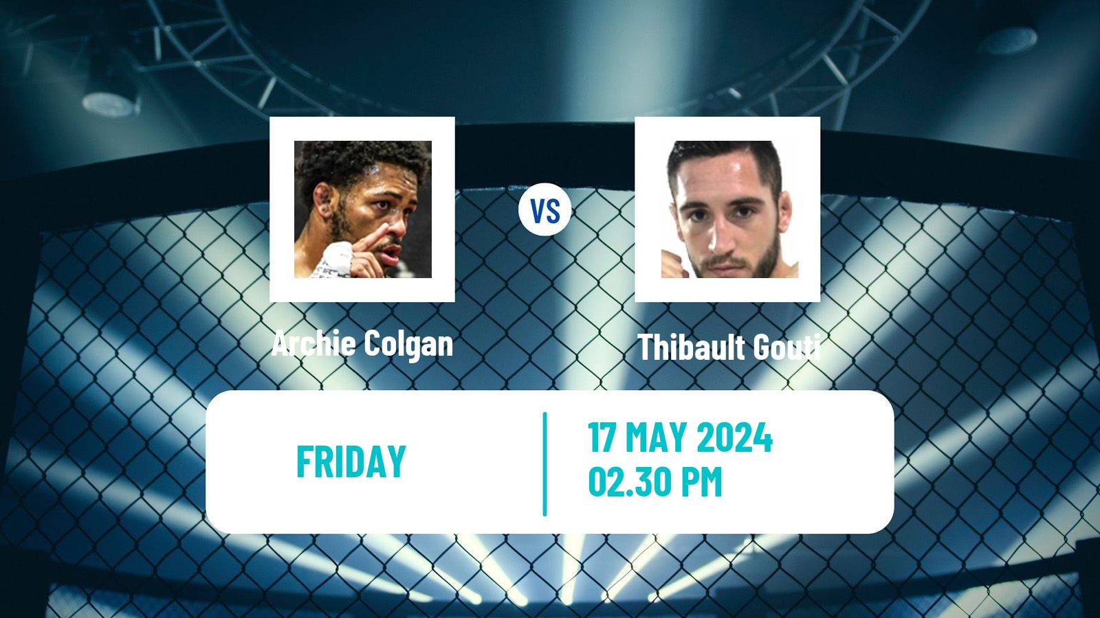 MMA Lightweight Bellator Men Archie Colgan - Thibault Gouti