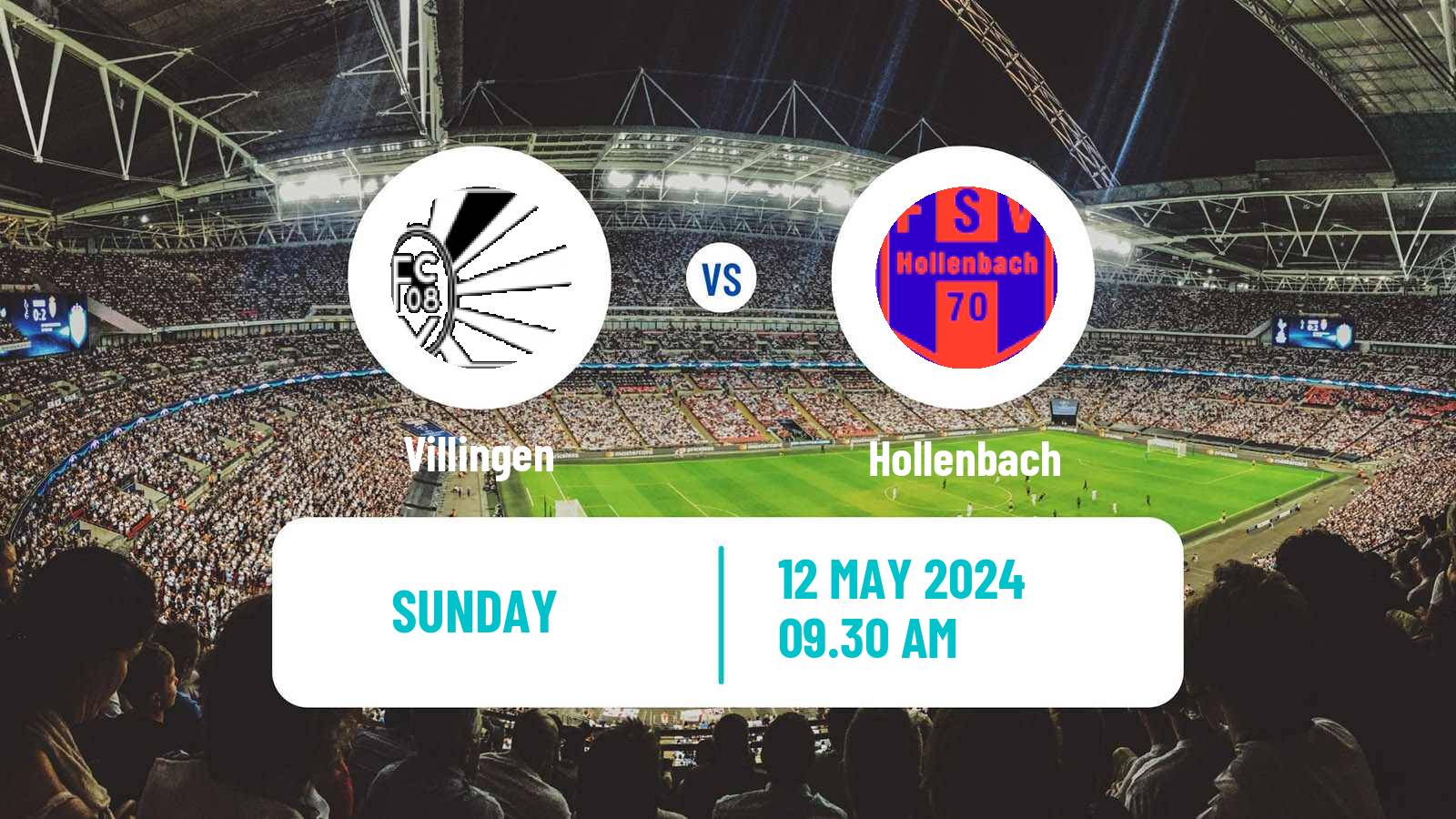 Football German Oberliga Baden-Württemberg Villingen - Hollenbach
