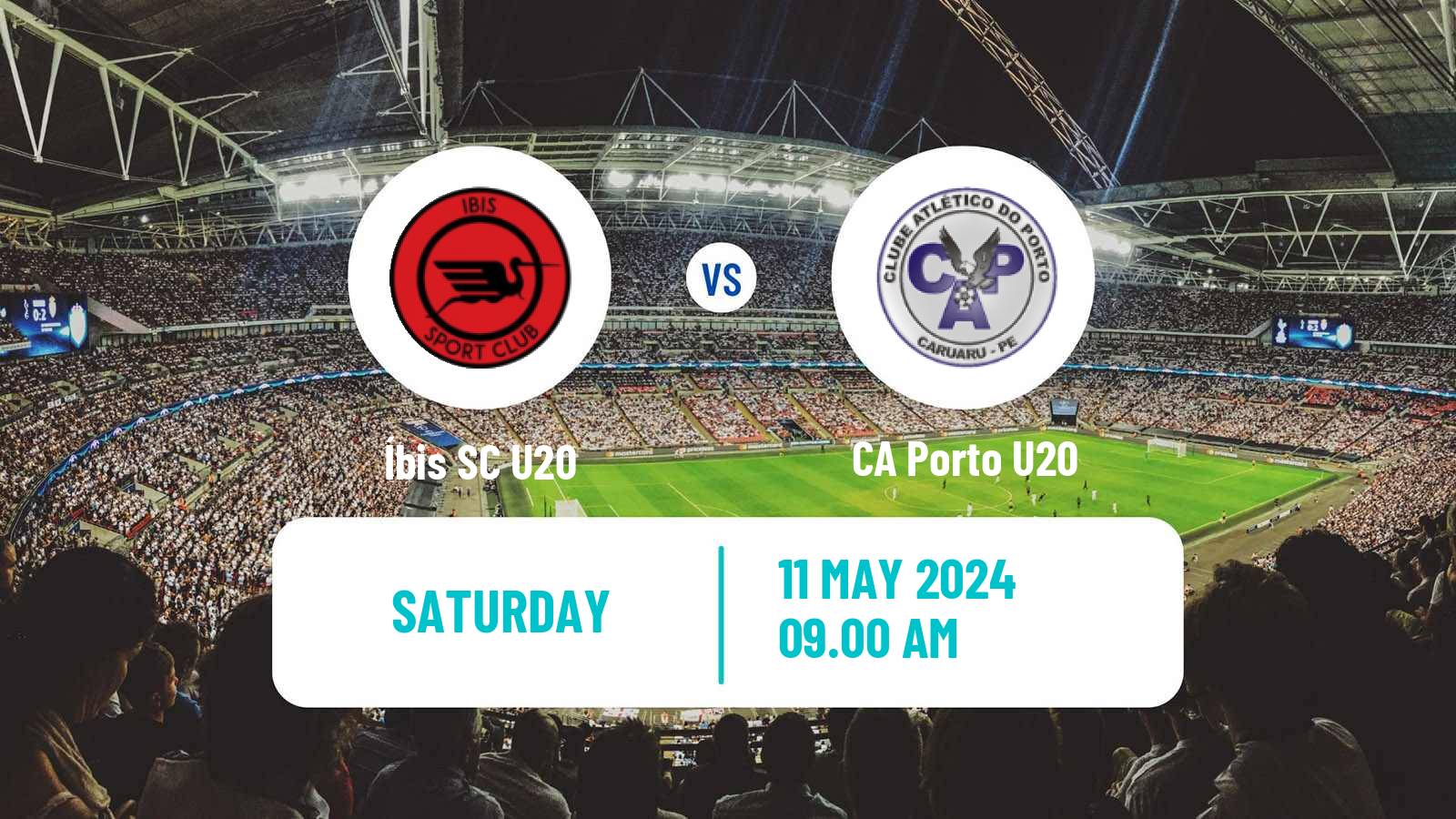 Soccer Brazilian Pernambucano U20 Íbis U20 - CA Porto U20