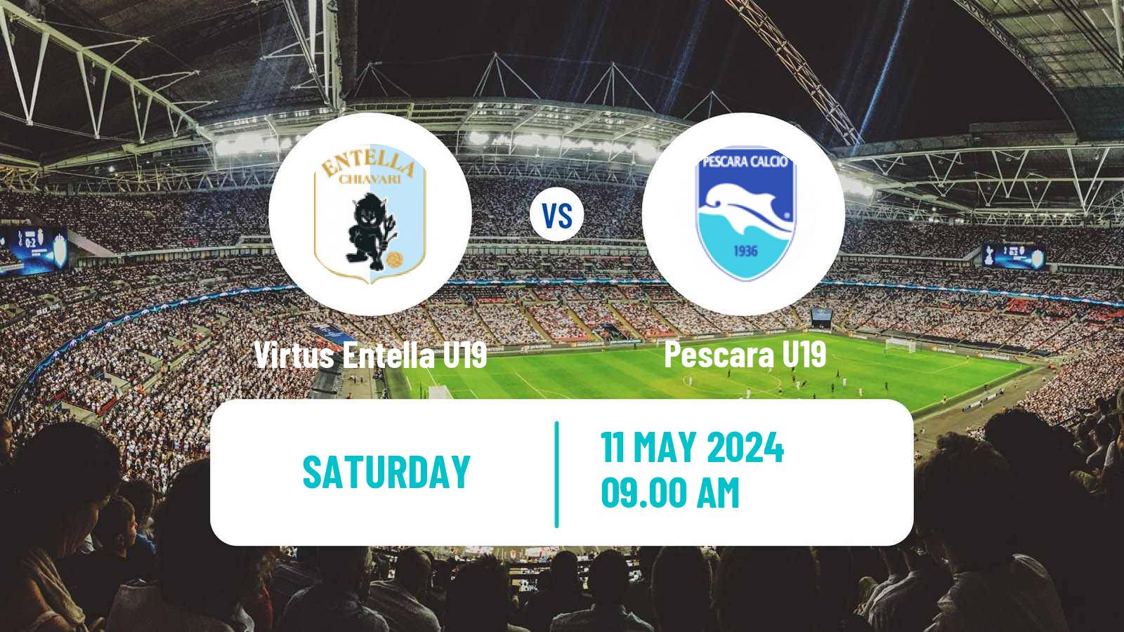 Soccer Italian Primavera 2 Virtus Entella U19 - Pescara U19