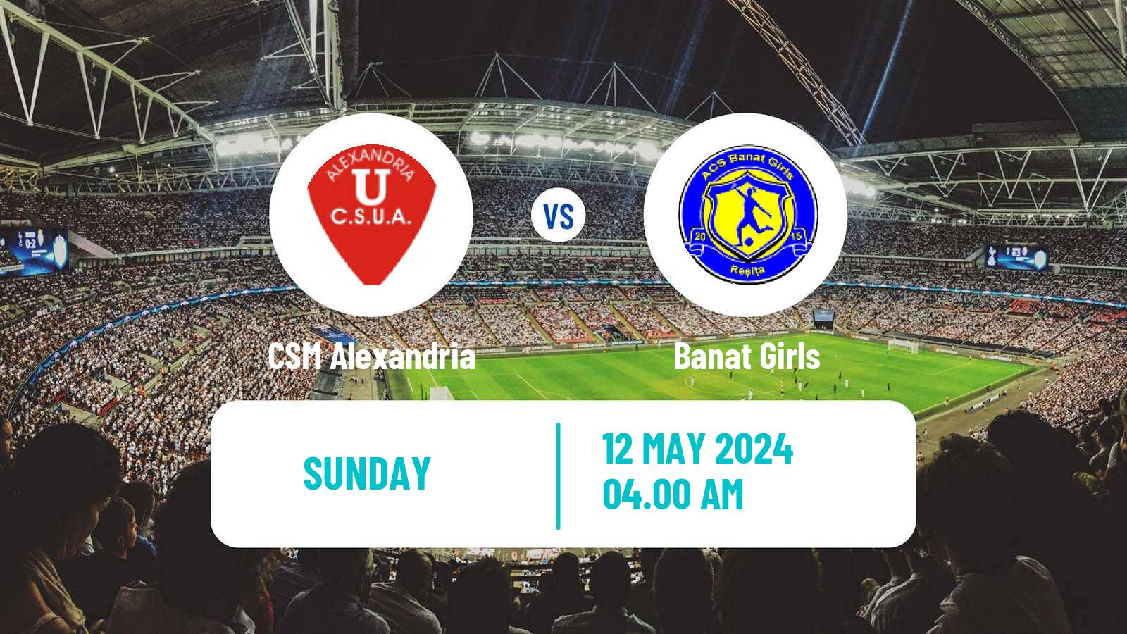 Soccer Romanian Liga 1 Women CSM Alexandria - Banat Girls