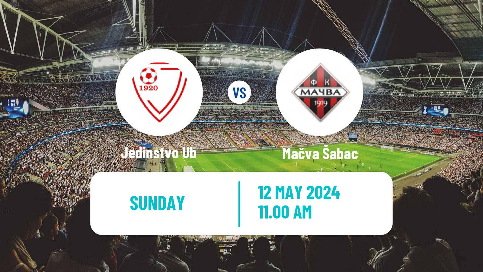 Soccer Serbian Prva Liga Jedinstvo Ub - Mačva Šabac