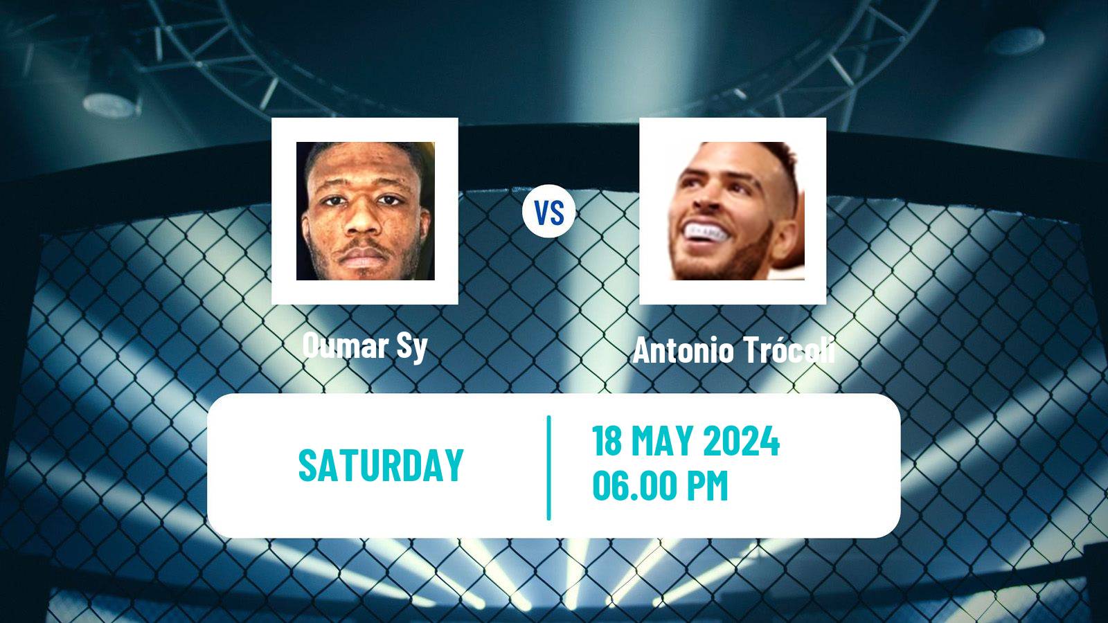 MMA Light Heavyweight UFC Men Oumar Sy - Antonio Trócoli