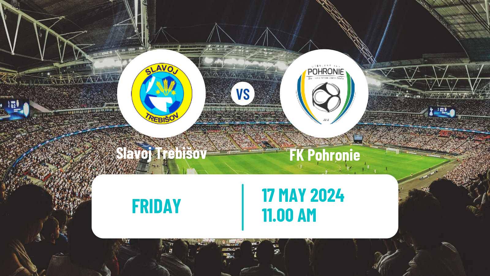 Soccer Slovak 2 Liga Slavoj Trebišov - Pohronie