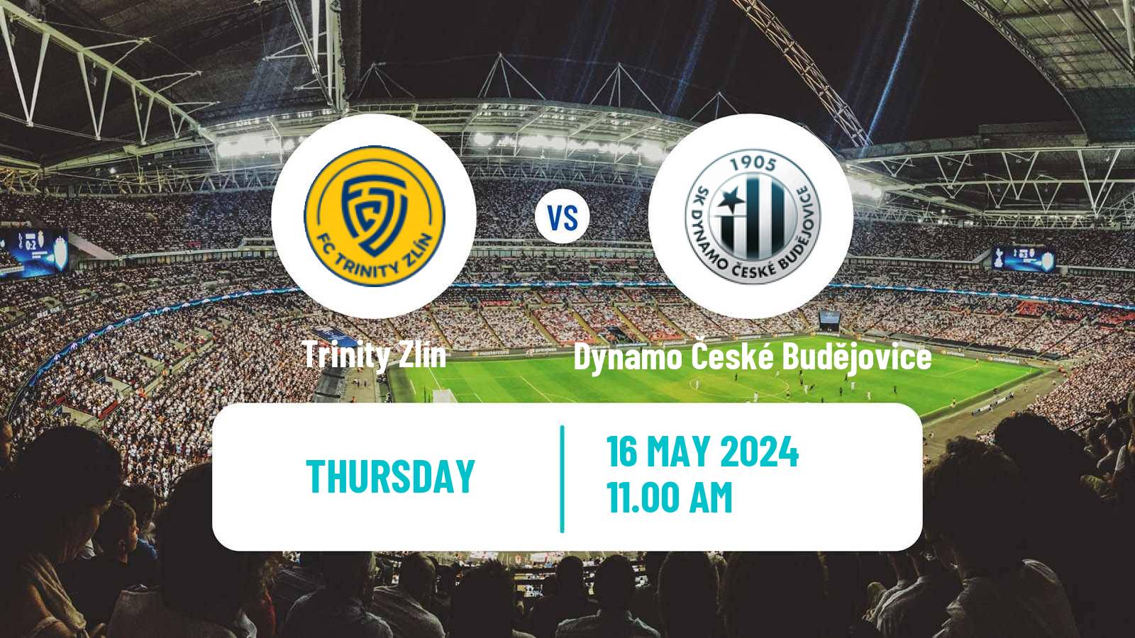 Soccer Czech 1 Liga Zlín - Dynamo České Budějovice