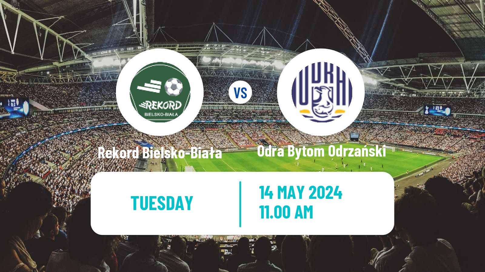 Football Polish Division 3 - Group III Rekord Bielsko-Biała - Odra Bytom Odrzański