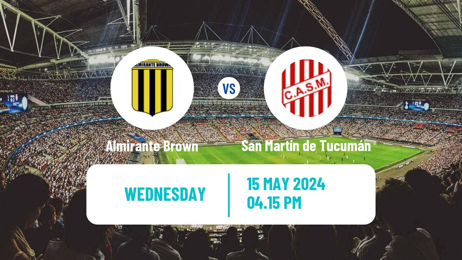 Soccer Copa Argentina Almirante Brown - San Martín de Tucumán