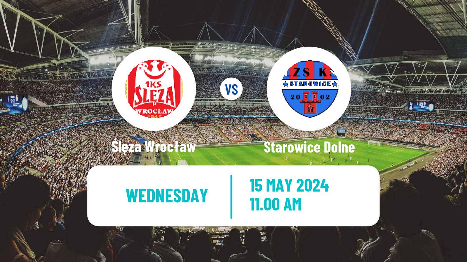 Soccer Polish Division 3 - Group III Ślęza Wrocław - Starowice Dolne
