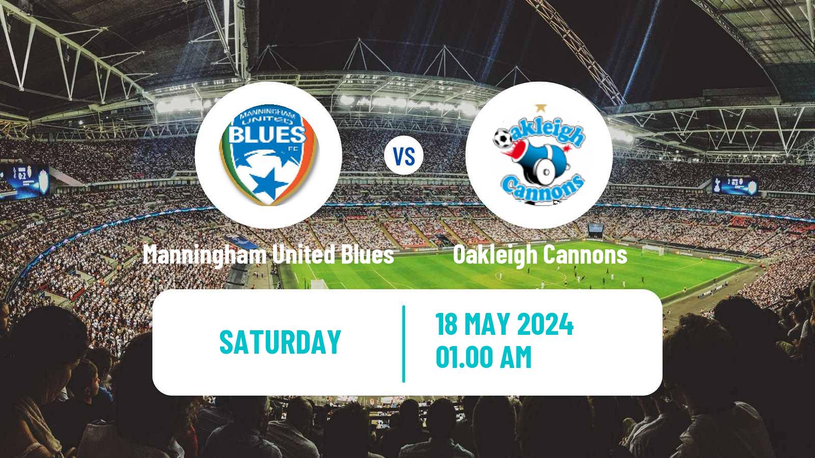 Soccer Australian NPL Victoria Manningham United - Oakleigh Cannons