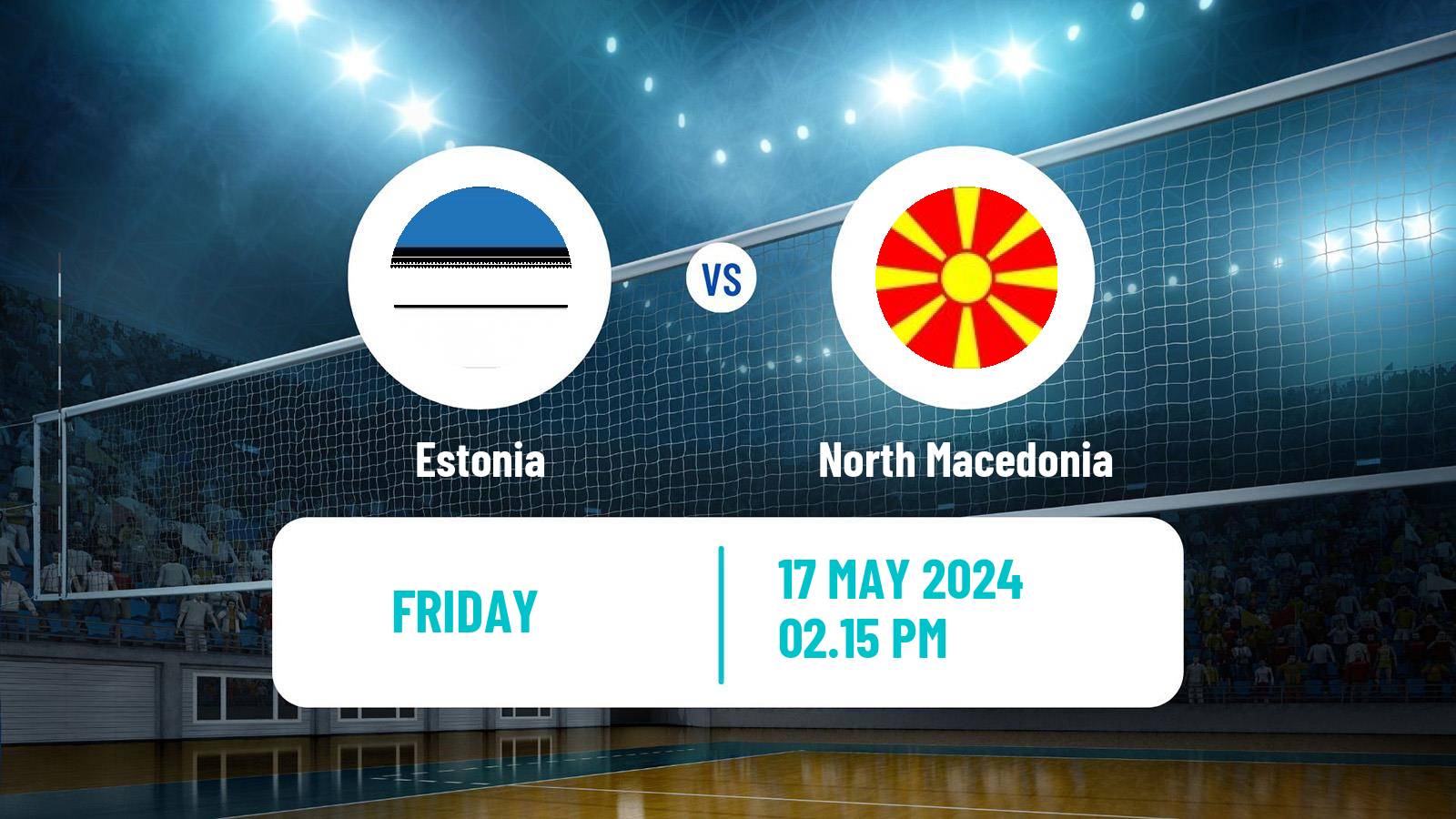 Volleyball Golden European League Volleyball Estonia - North Macedonia