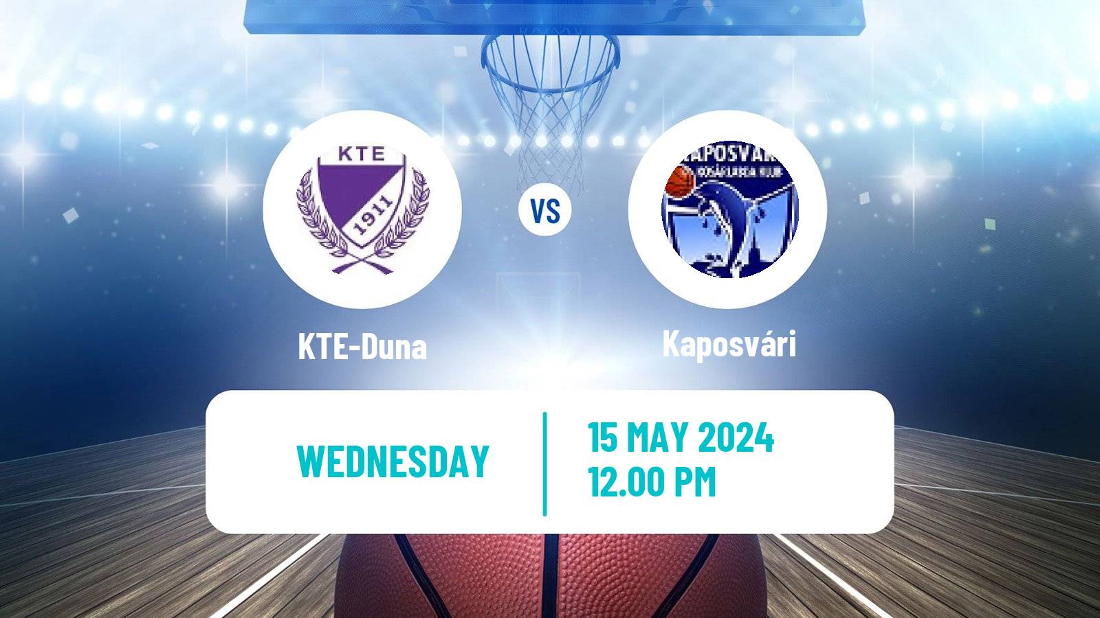Basketball Hungarian NB I Basketball KTE-Duna - Kaposvári