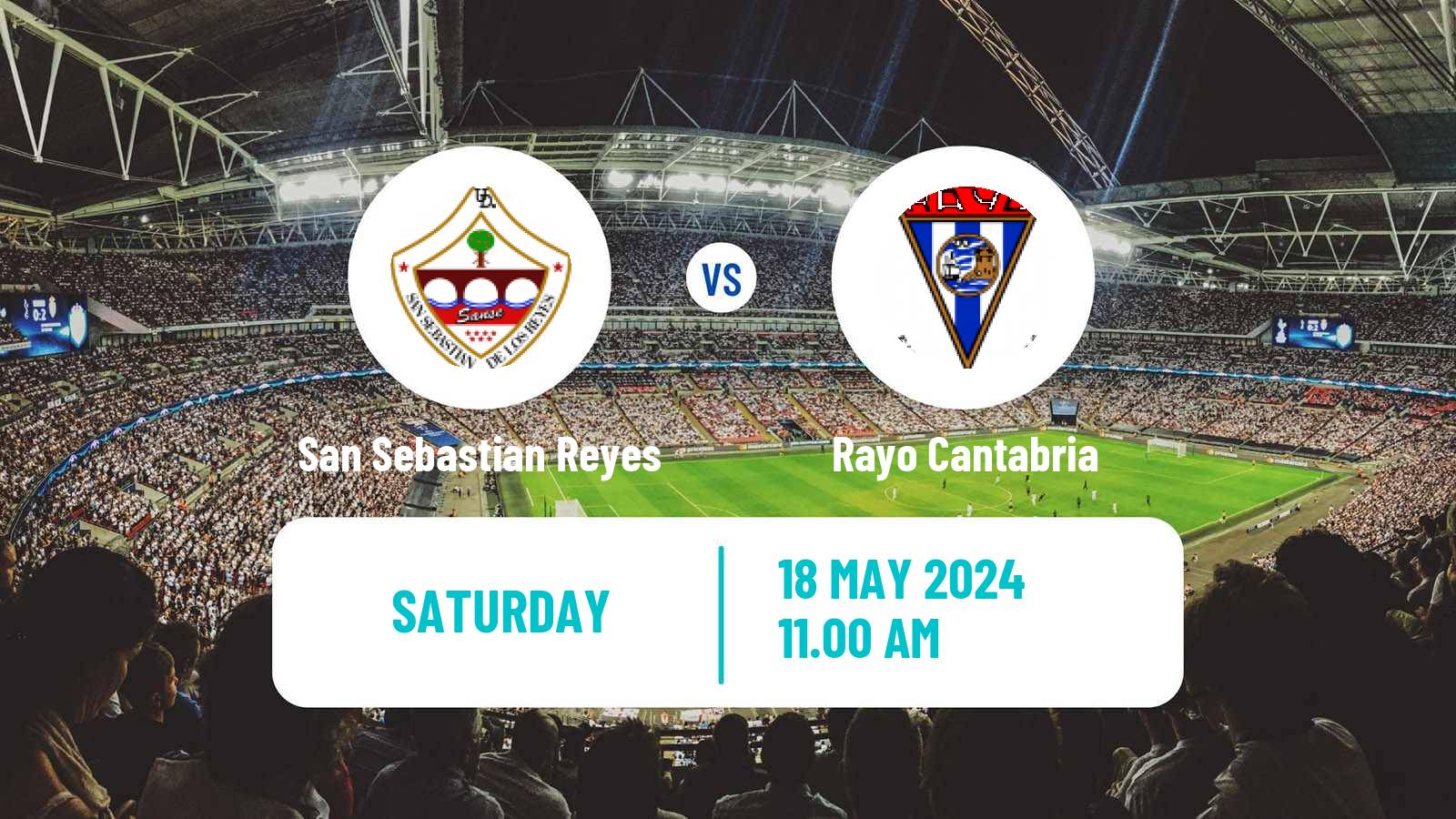 Soccer Spanish Segunda RFEF - Group 1 San Sebastian Reyes - Rayo Cantabria