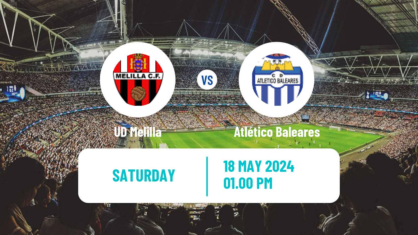 Soccer Spanish Primera RFEF Group 2 Melilla - Atlético Baleares
