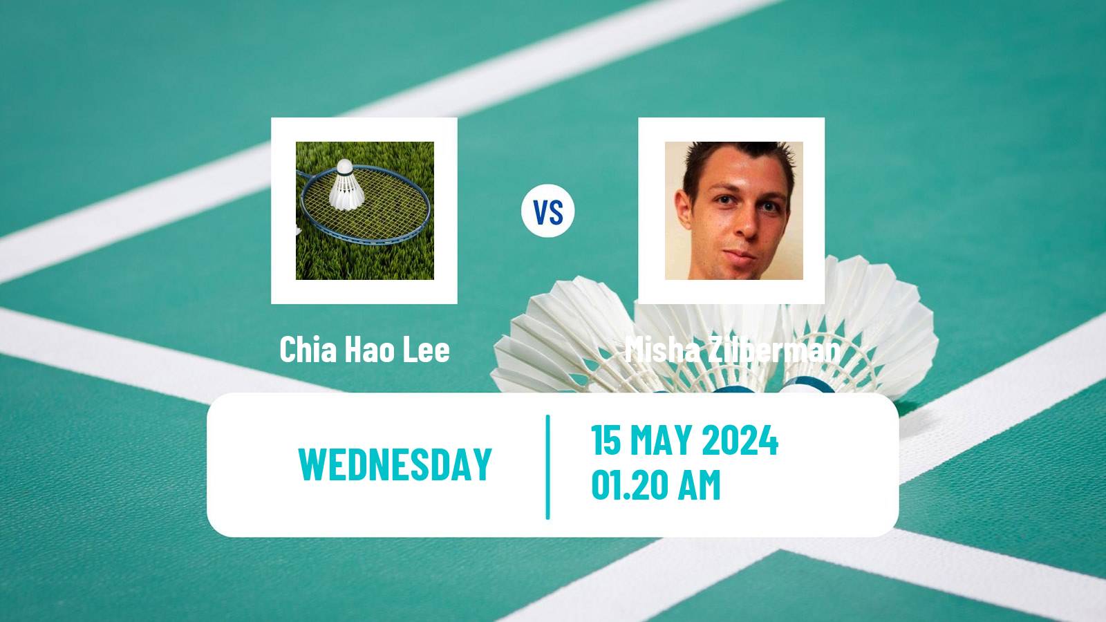 Badminton BWF World Tour Thailand Open Men Chia Hao Lee - Misha Zilberman