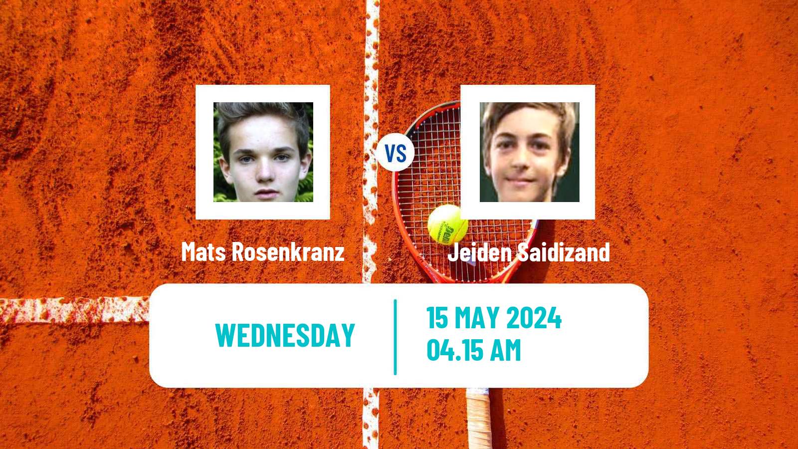 Tennis ITF M15 Kalmar Men Mats Rosenkranz - Jeiden Saidizand
