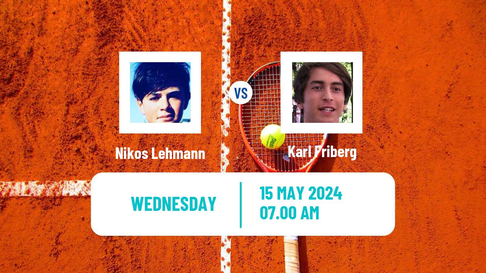 Tennis ITF M15 Kalmar Men Nikos Lehmann - Karl Friberg