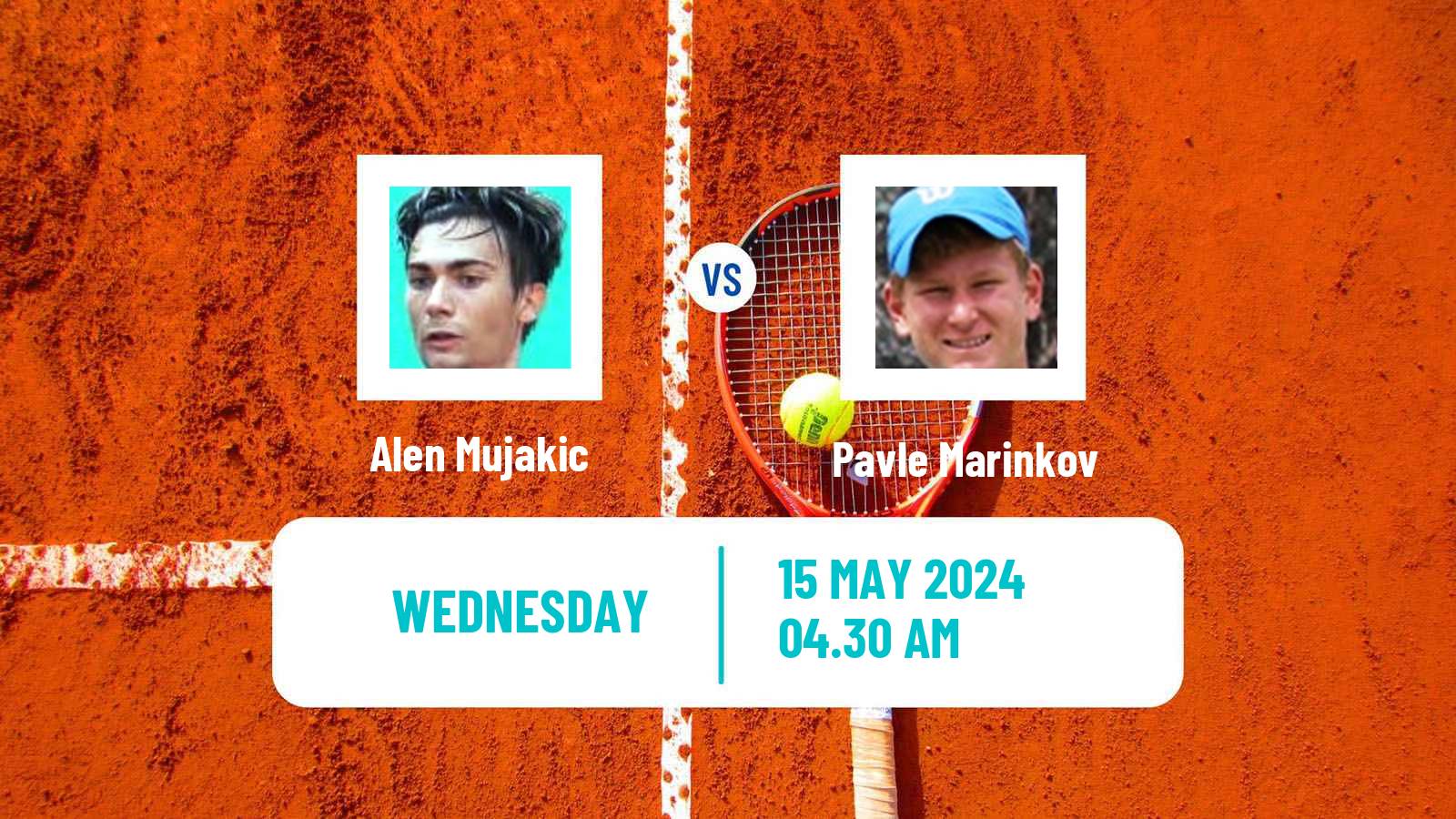 Tennis ITF M15 Kursumlijska Banja 4 Men Alen Mujakic - Pavle Marinkov