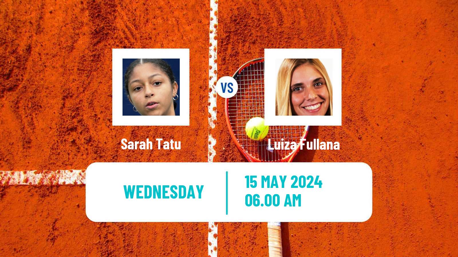 Tennis ITF W15 Monastir 18 Women Sarah Tatu - Luiza Fullana
