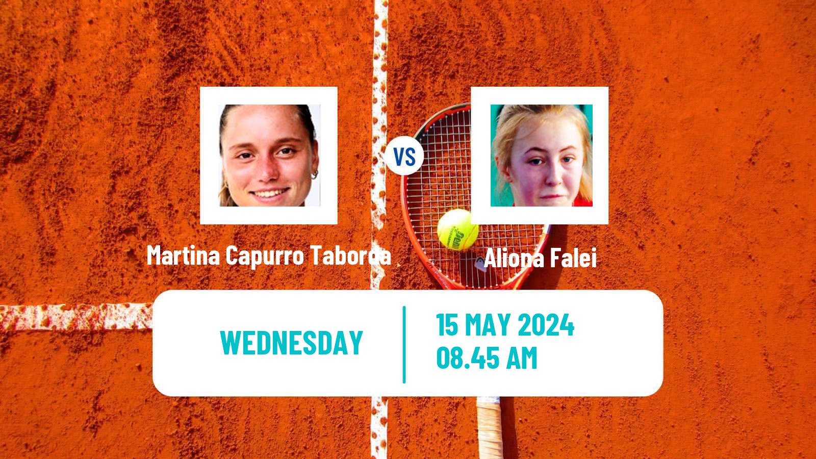 Tennis ITF W75 Zagreb Women Martina Capurro Taborda - Aliona Falei